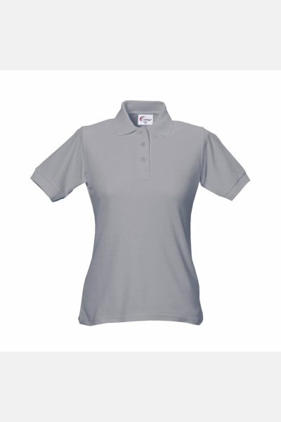 Poloshirt carestin, gerade geschnitten, Farbe: grau,...