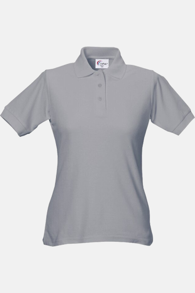 Poloshirt carestin, gerade geschnitten, Farbe: grau,...