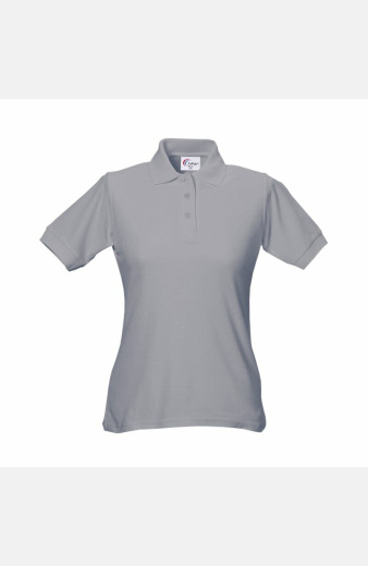 Poloshirt carestin, gerade geschnitten, Farbe: grau,...