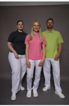 Poloshirt carestin, gerade geschnitten, Farbe: grau, Größe: 4XL