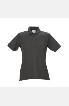 Poloshirt carestin, tailliert geschnitten, Farbe: schwarz, Größe: XS