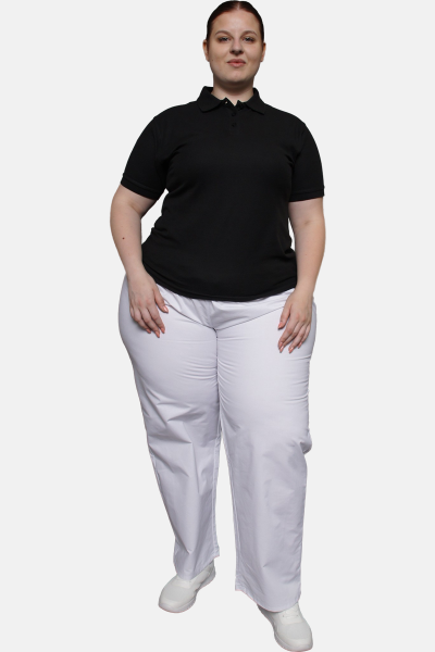 Poloshirt carestin, tailliert geschnitten, Farbe: schwarz, Größe: XL