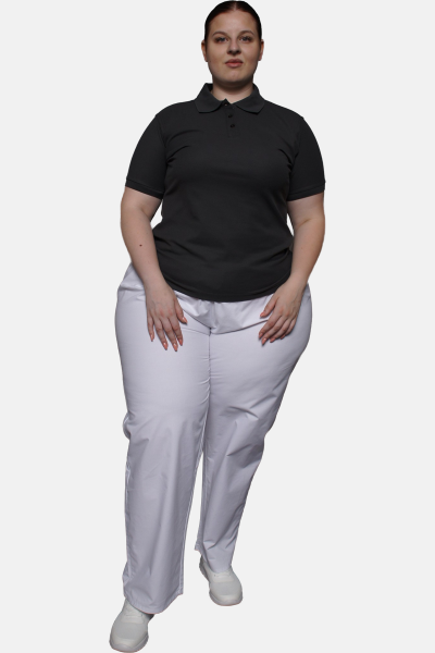 Poloshirt carestin, tailliert geschnitten, Farbe: schwarz, Größe: XL