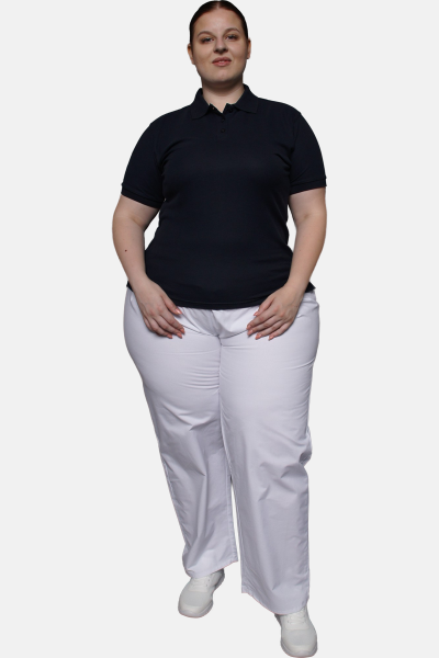 Poloshirt carestin, tailliert geschnitten, Farbe: schwarz, Größe: XL