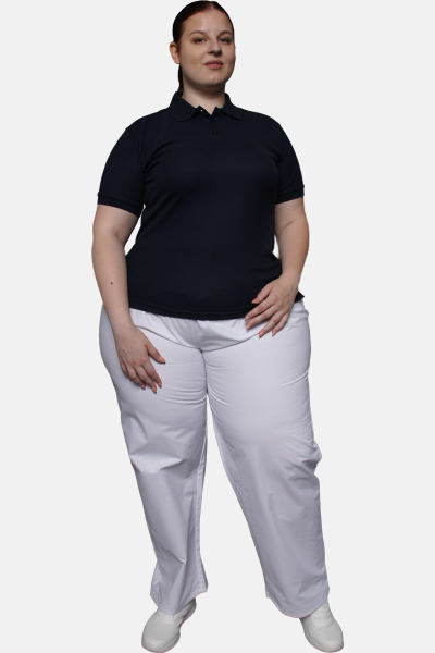 Poloshirt carestin, tailliert geschnitten, Farbe: schwarz, Größe: XL