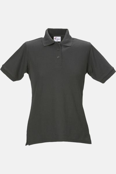 Poloshirt carestin, gerade geschnitten, Farbe: schwarz,...