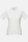 Poloshirt carestin, gerade geschnitten, Farbe: weiß, Größe: L