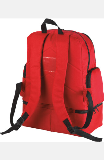 Rucksack Lukas rot, inkl. Druck Ihres Logos