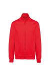 Sweatshirtjacke Michael, gerade geschnitten, Farbe: rot, Größe: 4XL