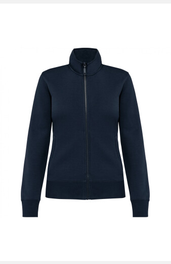 Sweatshirtjacke Michaela, tailliert geschnitten, Farbe: navy, Größe: XS