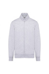 Sweatshirtjacke Michael, gerade geschnitten, Farbe: asche, Größe: 4XL