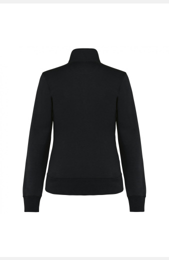 Sweatshirtjacke Michaela, tailliert geschnitten, Farbe: schwarz, Größe: XS