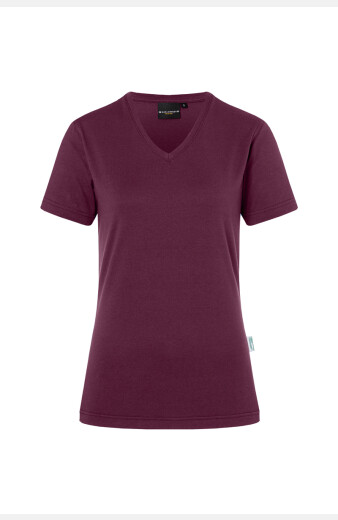 T-shirt Rynara, tailliert geschnitten, Farbe: bordeaux, Größe: XS