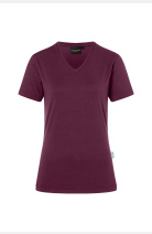 T-shirt Karmen, tailliert geschnitten, Farbe: bordeaux, Größe: XS