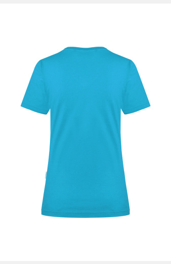 T-shirt Rynara, tailliert geschnitten, Farbe: türkis, Größe: XS