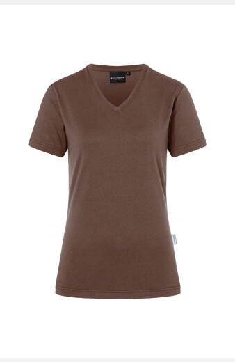 T-shirt Rynara, tailliert geschnitten, Farbe: hellbraun, Größe: XS