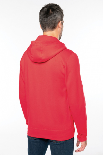 Kapuzensweatshirtjacke Andrea, gerade geschnitten, Farbe: rot, Größe: XS