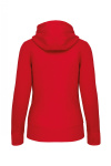 Kapuzensweatshirtjacke Andrea, tailliert geschnitten, Farbe: rot, Größe: L