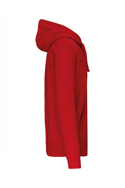 Kapuzensweatshirtjacke Andreas, gerade geschnitten, Farbe: rot, Größe: 3XL