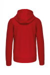 Kapuzensweatshirtjacke Andreas, gerade geschnitten, Farbe: rot, Größe: 3XL