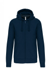 Kapuzensweatshirtjacke Andreas, gerade geschnitten, Farbe: navy, Größe: M