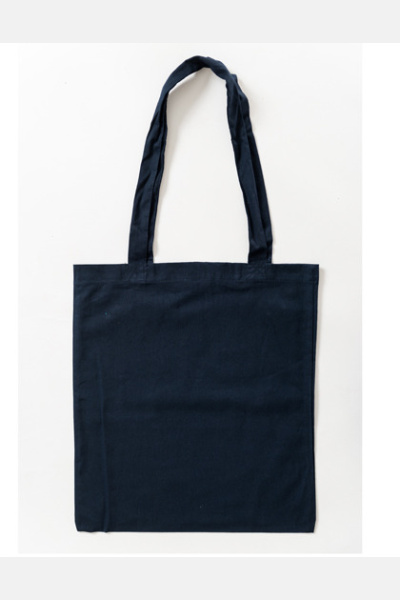Baumwolltasche mit langen Henkeln, 38x42cm, Farbe: navy