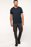 Unisex T-Shirt Tony, Farbe: grau-meliert, Größe: L