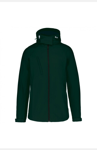 Softshell-Jacke Merle, tailliert geschnitten, Farbe: dunkelgrün, Größe: S