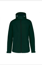 Softshell-Jacke Merle, tailliert geschnitten, Farbe: dunkelgrün, Größe: S