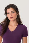 Damen T-Shirt Marian aubergine-M