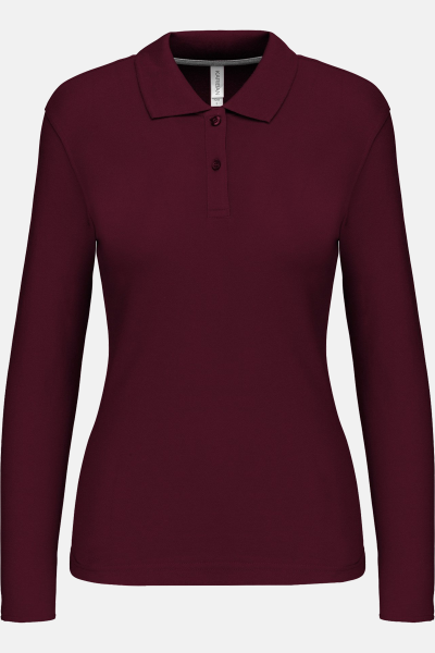 Damen Langarmpolo Tyria, tailliert geschnitten, Farbe:...