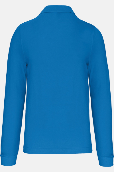 Herren Langarmpolo Tyrion, gerade geschnitten, Farbe: blau, Größe: L