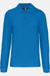 Herren Langarmpolo Tyrion, gerade geschnitten, Farbe: blau, Größe: 3XL