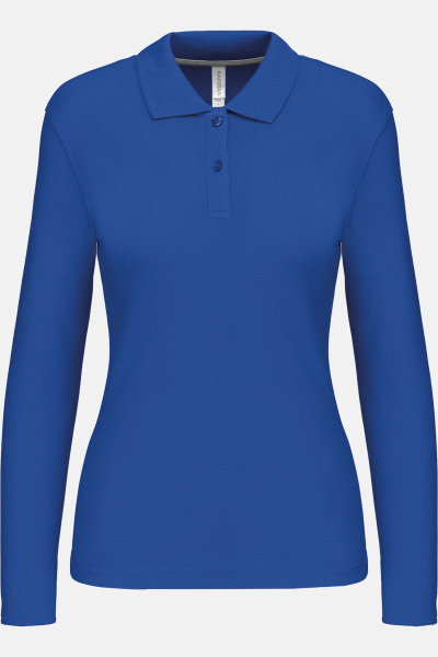 Damen Langarmpolo Tyria, tailliert geschnitten, Farbe:...