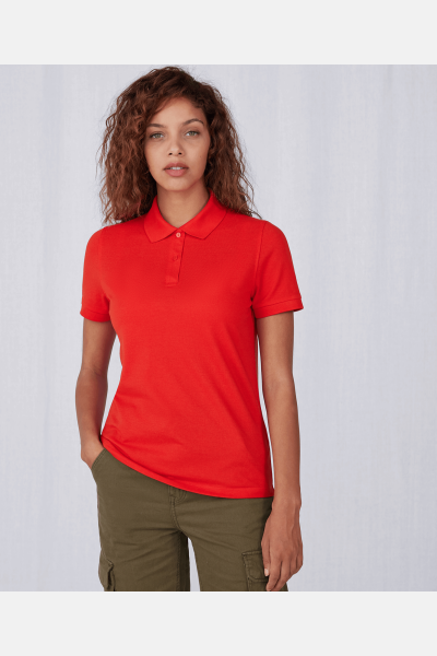 Poloshirt Tavina, tailliert geschnitten, Farbe: rot, Größe: XS