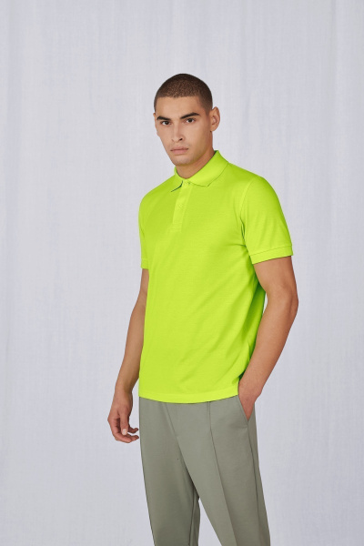 Poloshirt Tavian, gerade geschnitten, Farbe: lime, Größe: XXL