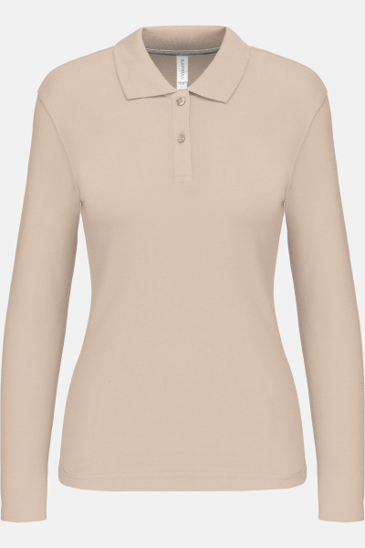 Damen Langarmpolo Tyria, tailliert geschnitten, Farbe:...
