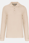 Herren Langarmpolo Tyrion, gerade geschnitten, Farbe: beige, Größe: L