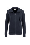 Damen-Sweatshirtjacke Bea, Farbe: dunkelblau, Größe: M
