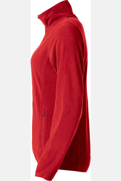 Damen-Fleecejacke Tevara, Farbe: rot, Größe: XS