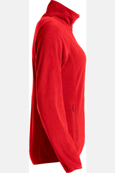 Damen-Fleecejacke Tevara, Farbe: rot, Größe: XS