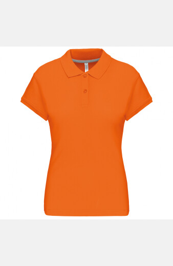 Poloshirt Anna, tailliert geschnitten, Farbe: orange, Größe: S