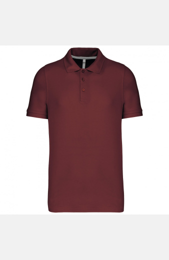 Poloshirt Anno, gerade geschnitten, Farbe: bordeaux,...