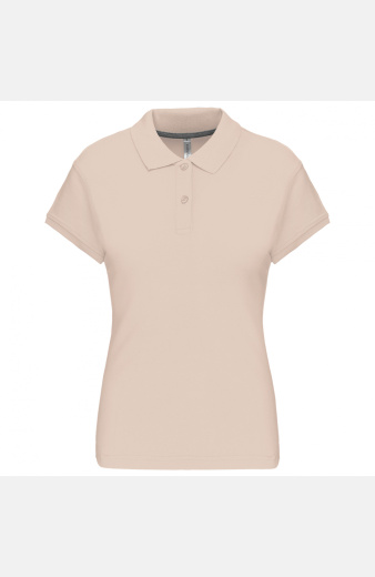 Poloshirt Anna, tailliert geschnitten, Farbe: beige, Größe: S