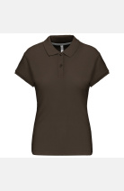 Poloshirt Anna, tailliert geschnitten, Farbe: dark khaki, Größe: S