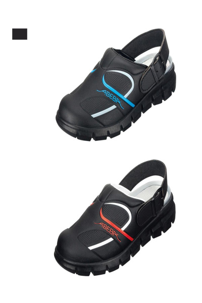 Berufsschuh Clog schwarz/blau 40