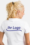 Druck auf dem Rücken von Poloshirts