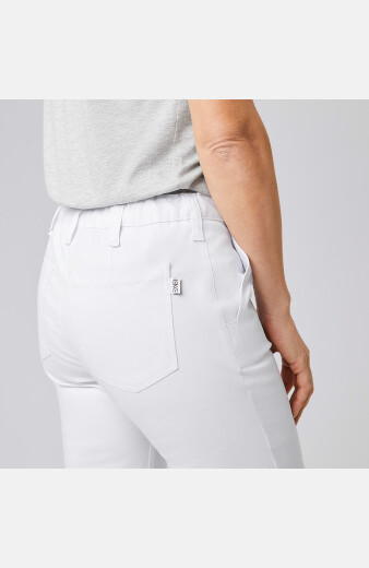 Damen-5-Pocket Stretchhose Rilena, Farbe: weiß, Größe: 34