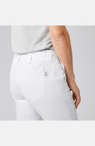 Damen-5-Pocket Stretchhose Paulina, Farbe: weiß, Größe: 34