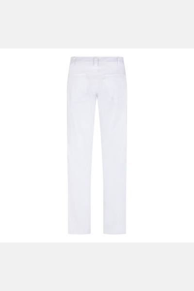 Damen-5-Pocket Hose Rilena aus Mischgewebe, Farbe: weiß, Größe: 32